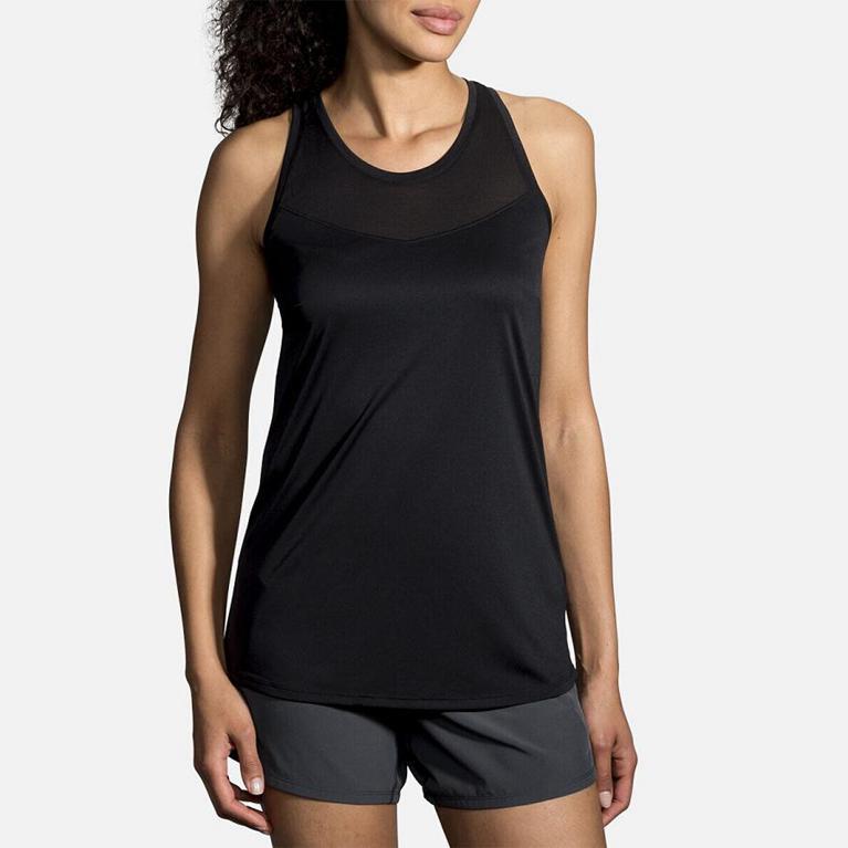 Brooks Stealth Womens Running Tank Top - Grey - Indonesia (DWXV-31807)